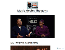 Tablet Screenshot of musicmoviesthoughts.com